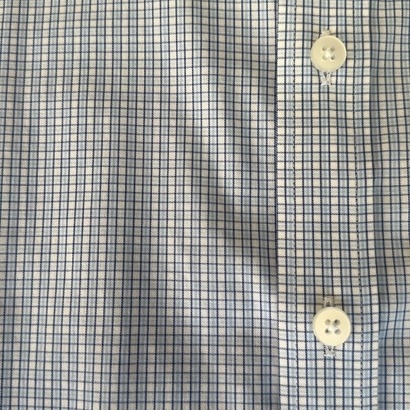 Twillory Performance Button Down (Blue/White Tile) 16”/32-33 - Picture 4 of 5